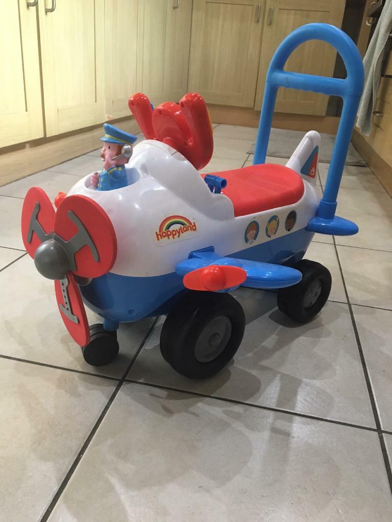 happyland activity plane ride on